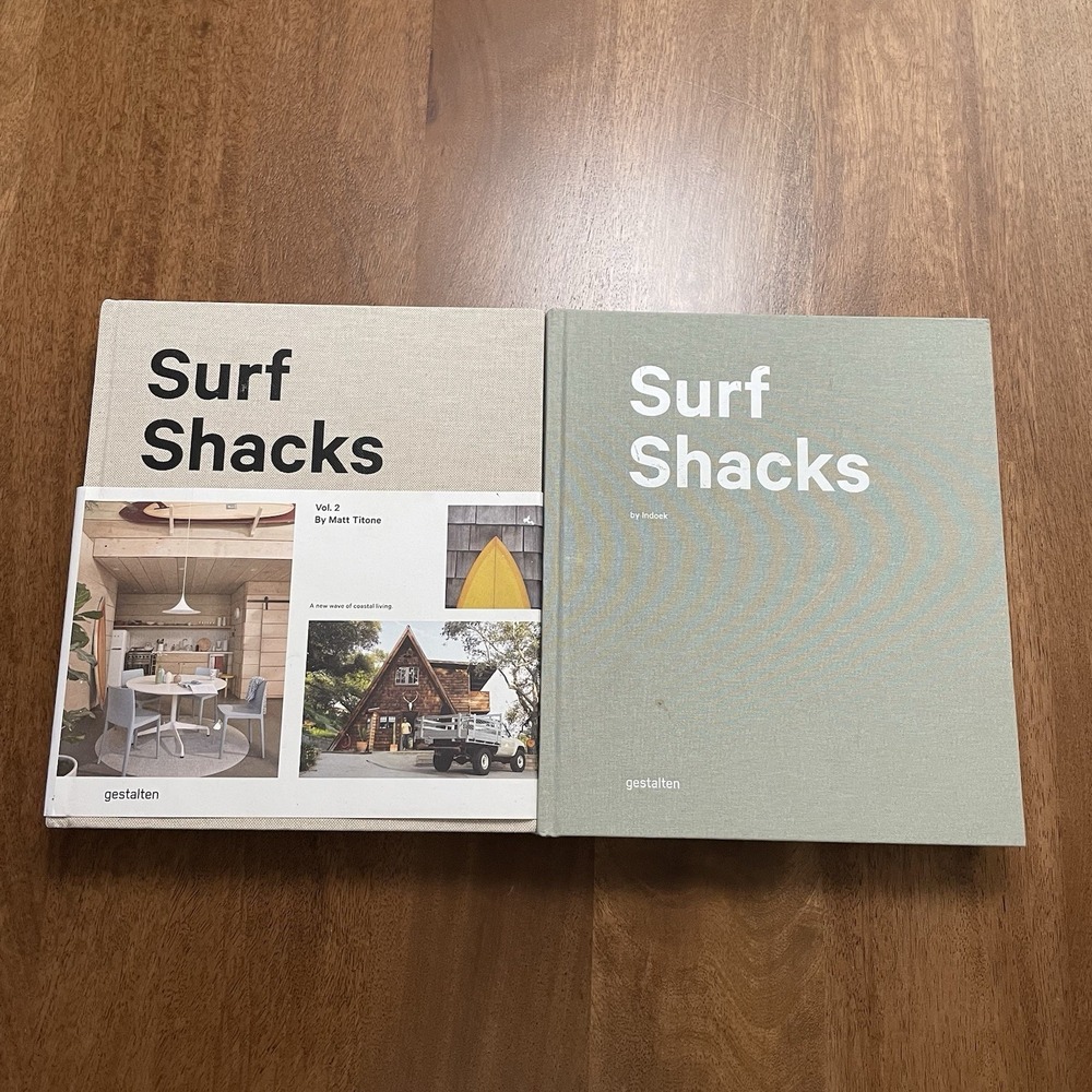 Surf Shacks + Surf Shacks Vol 2 Titone Gestalten Coffee Table Books B20